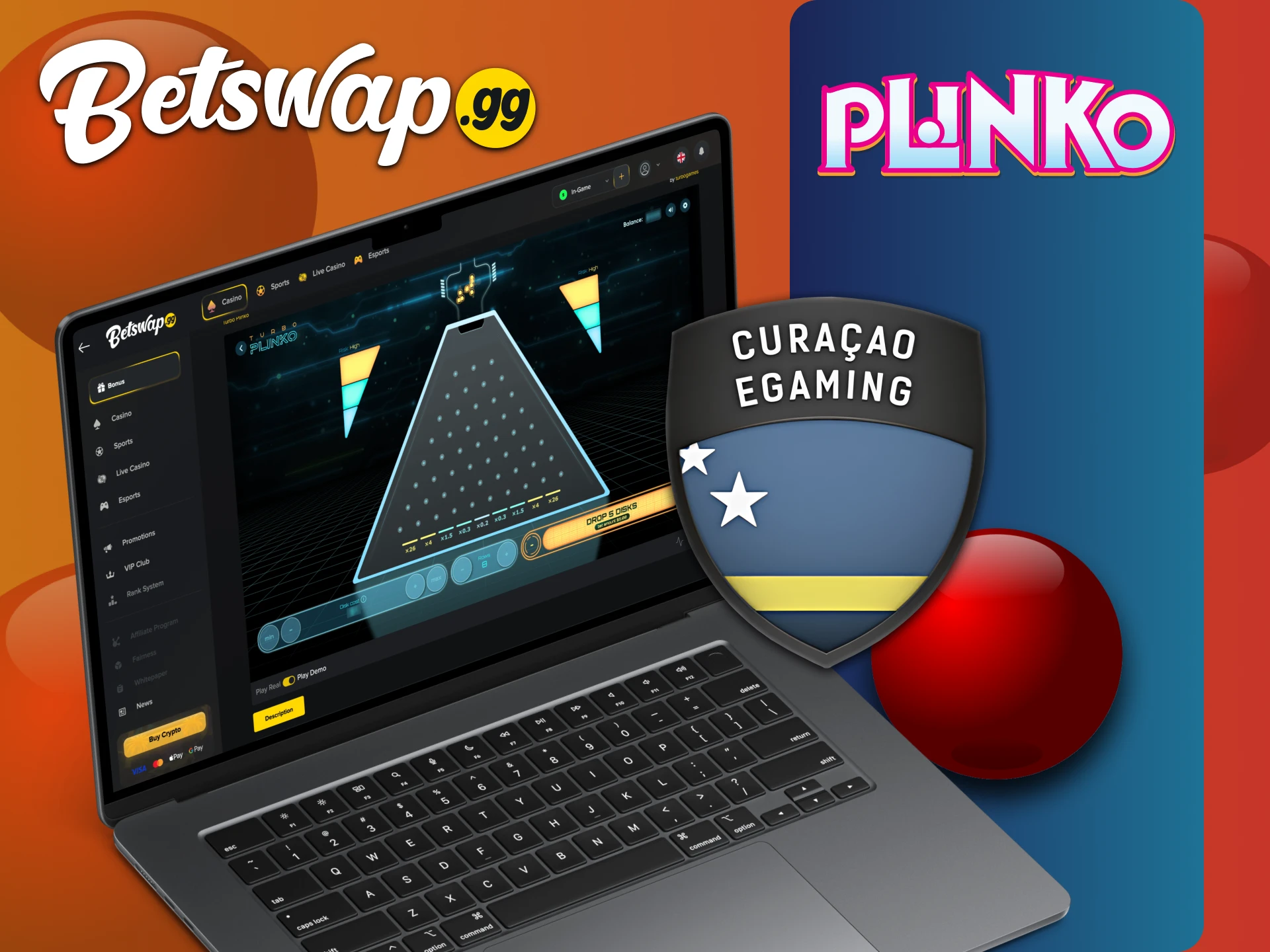 Betswap भारत में Plinko खेलने के लिए एक सुरक्षित मंच प्रदान करता है।