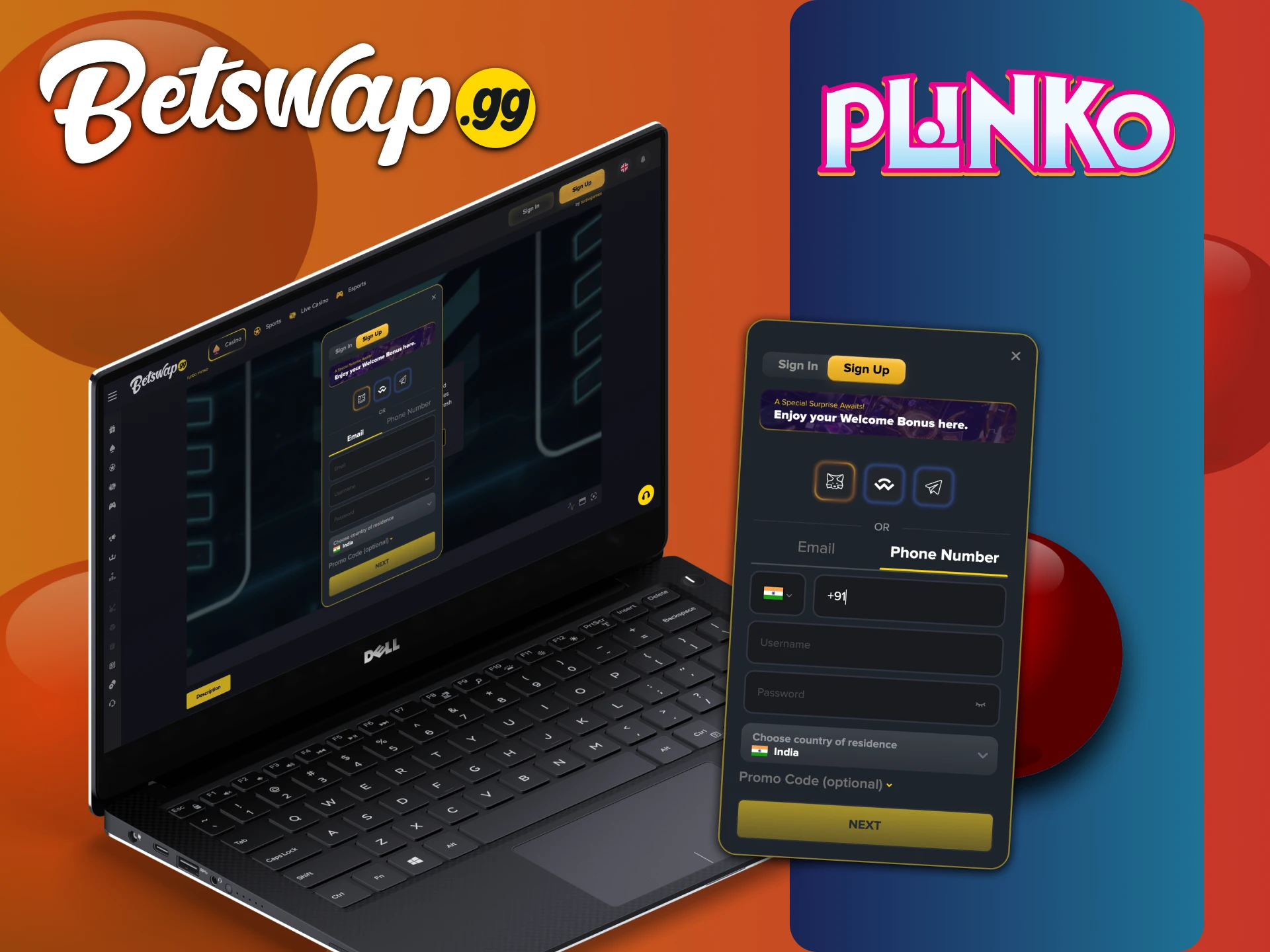 पंजीकरण से आपको सभी Betswap Plinko तक पहुंच मिलेगी।
