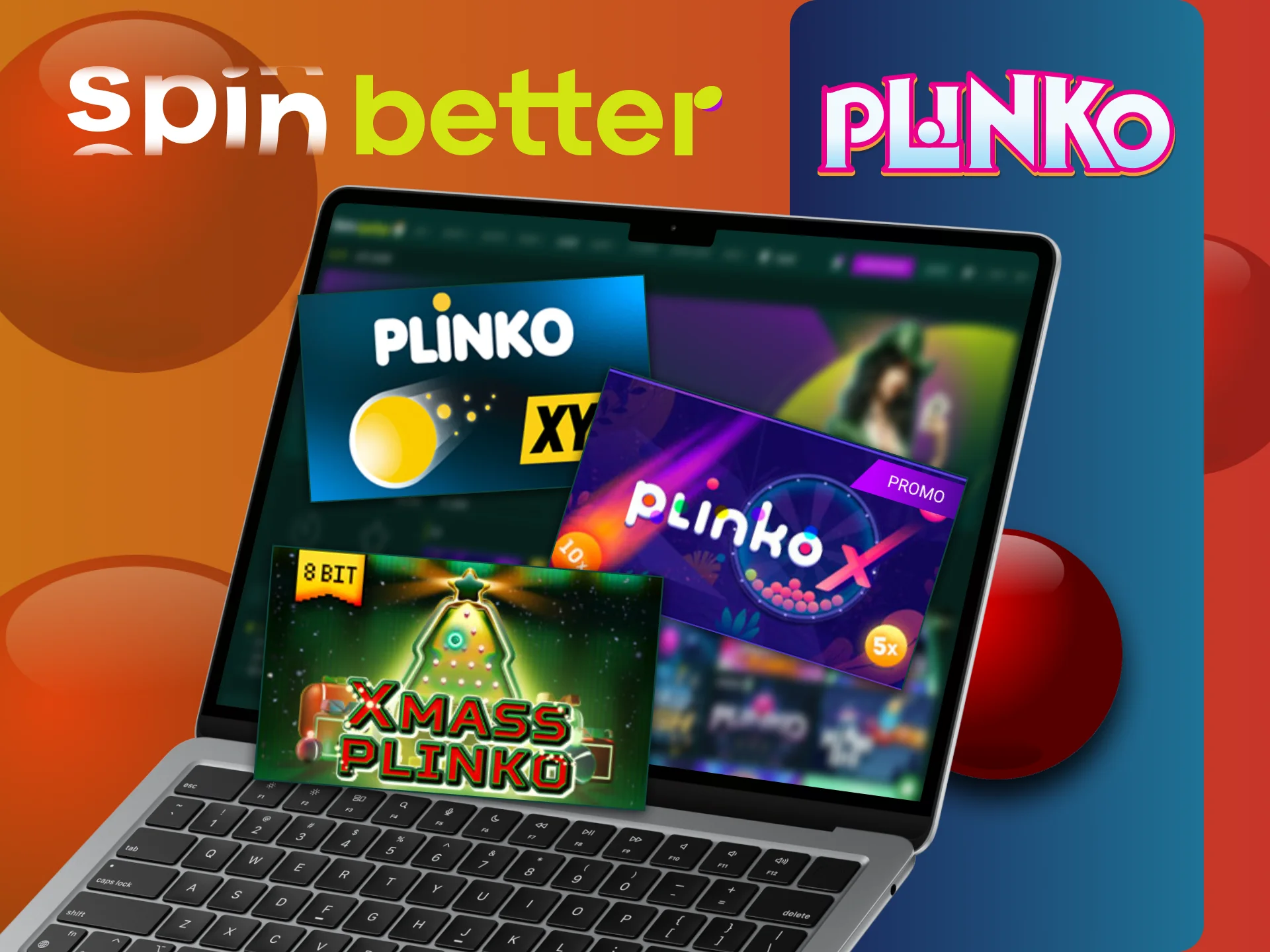 SpinBetter पर Plinko गेम की कई किस्में उपलब्ध हैं।