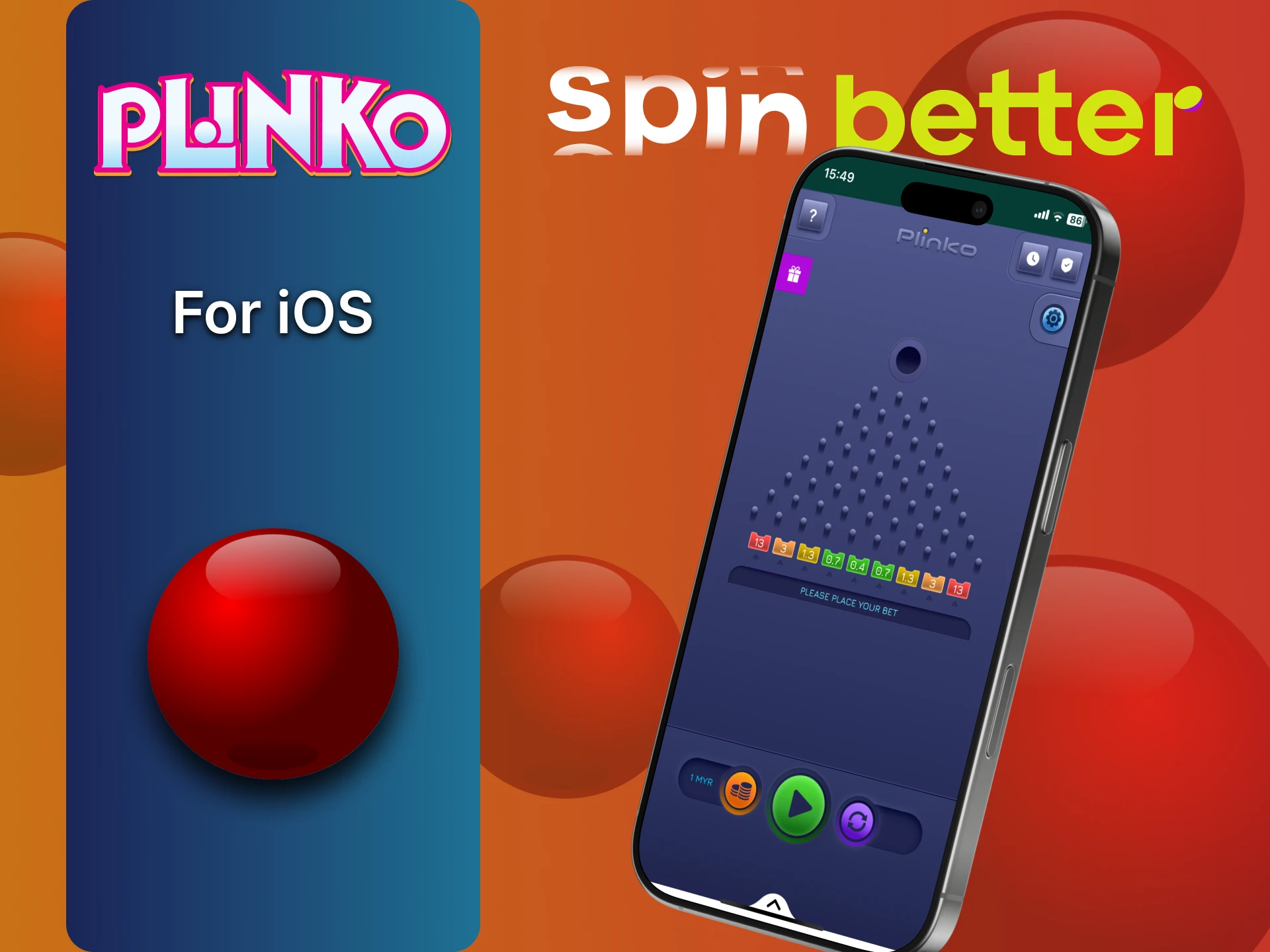 SpinBetter Plinko ऐप iOS पर इंस्टॉलेशन के लिए अनुकूलित है।