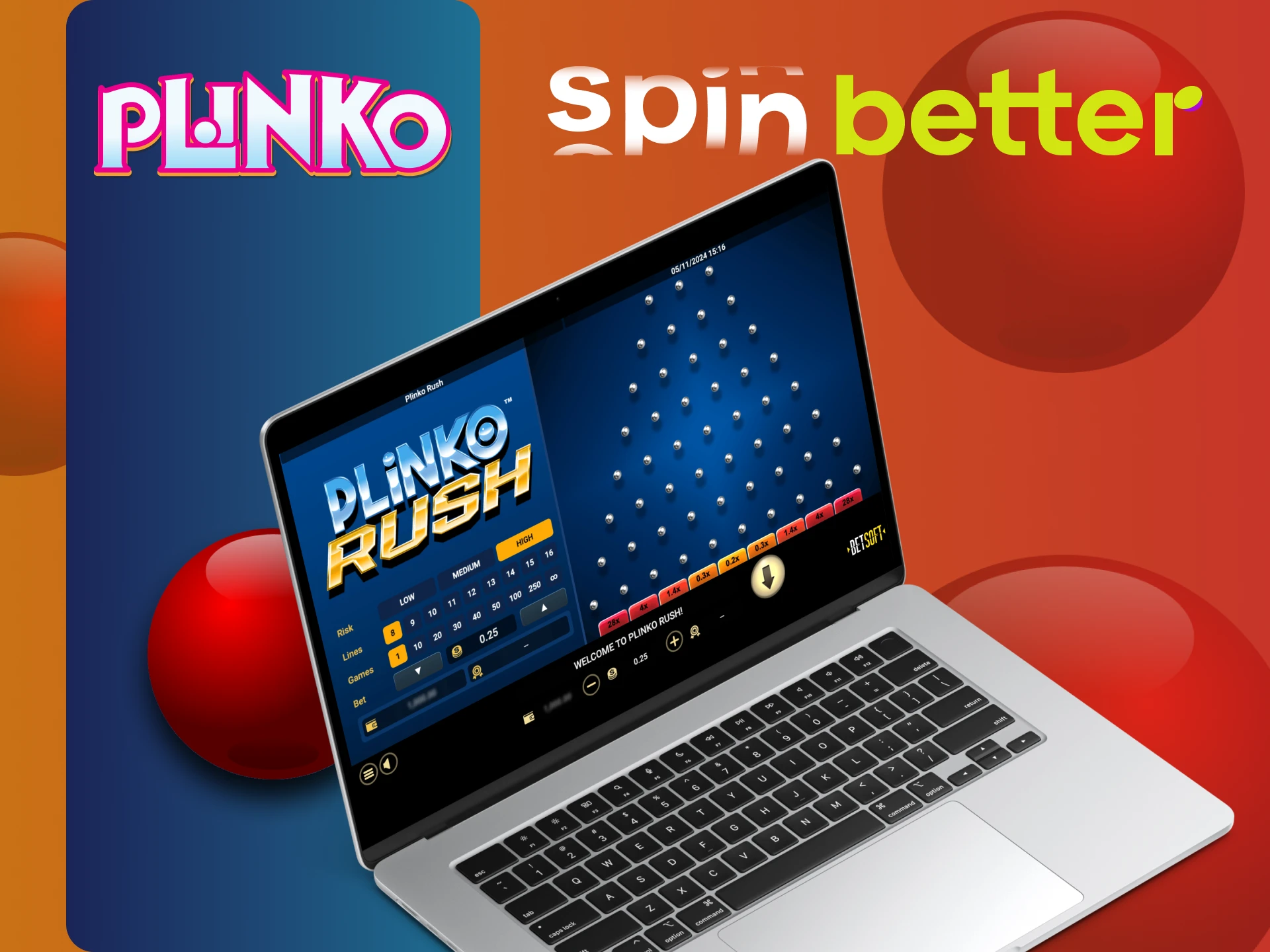 SpinBetter Plinko गेम शुरुआती लोगों के लिए सुविधाजनक है।