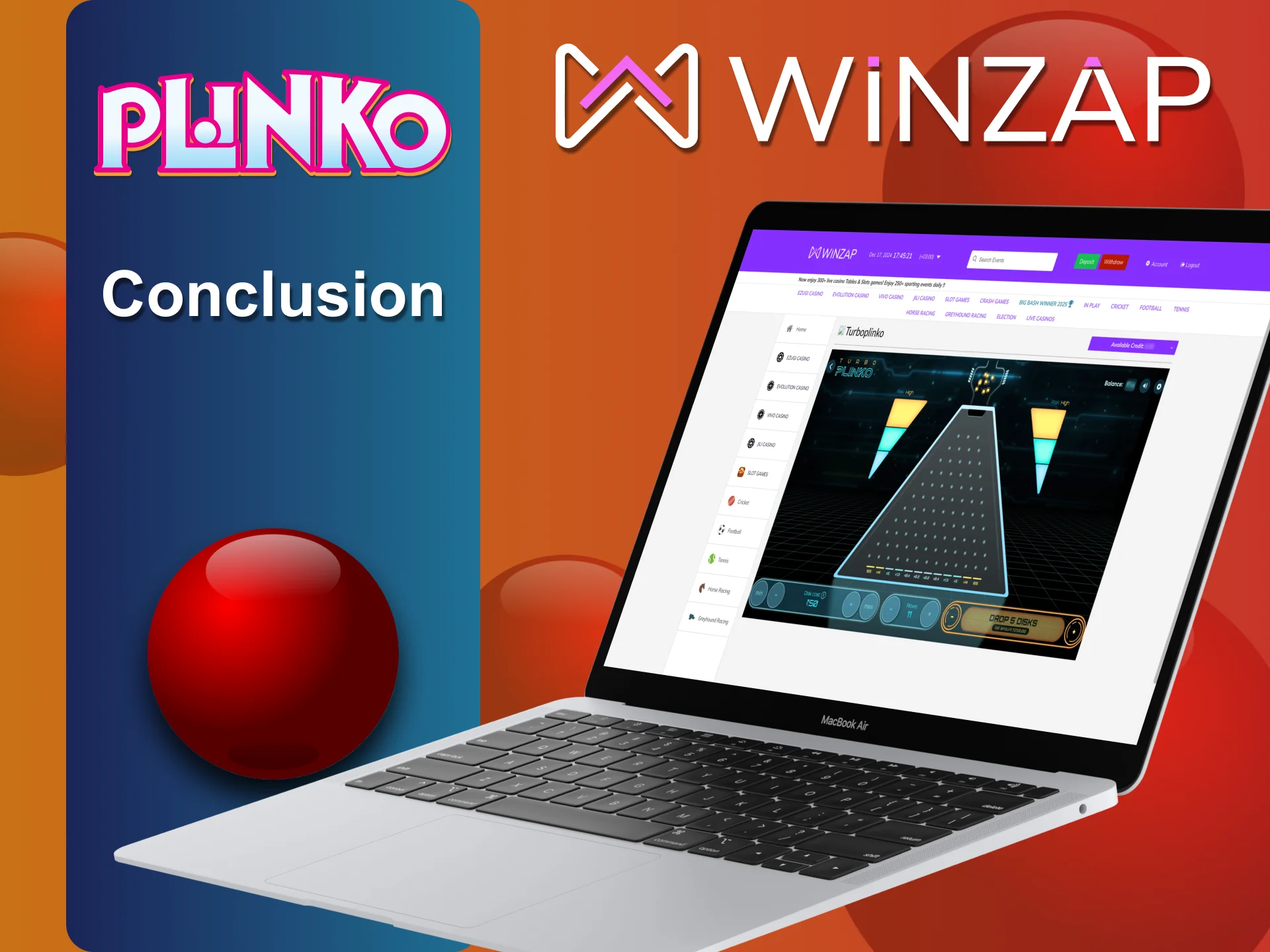 Winzap भारतीय खिलाड़ियों के लिए Plinko सट्टेबाजी के लिए बहुत अच्छा है।