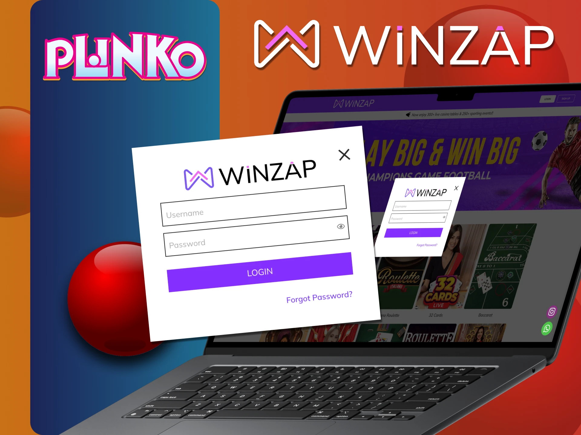 यदि आपने पहले ही Winzap खाता बना लिया है तो लॉगिन करें।