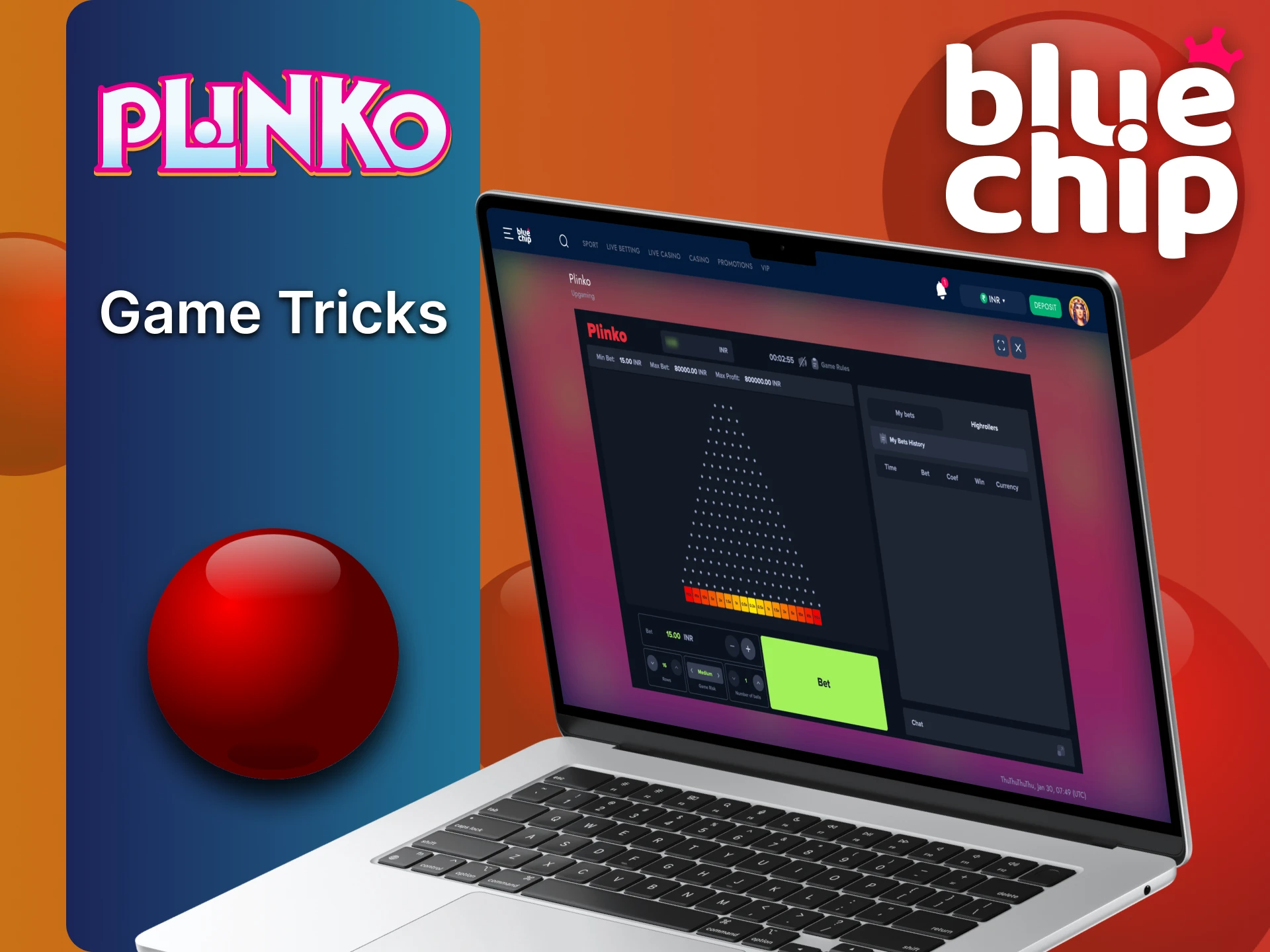 Bluechip Plinko में अपने अवसर सुधारने के लिए कुछ ट्रिक्स आजमाएं।