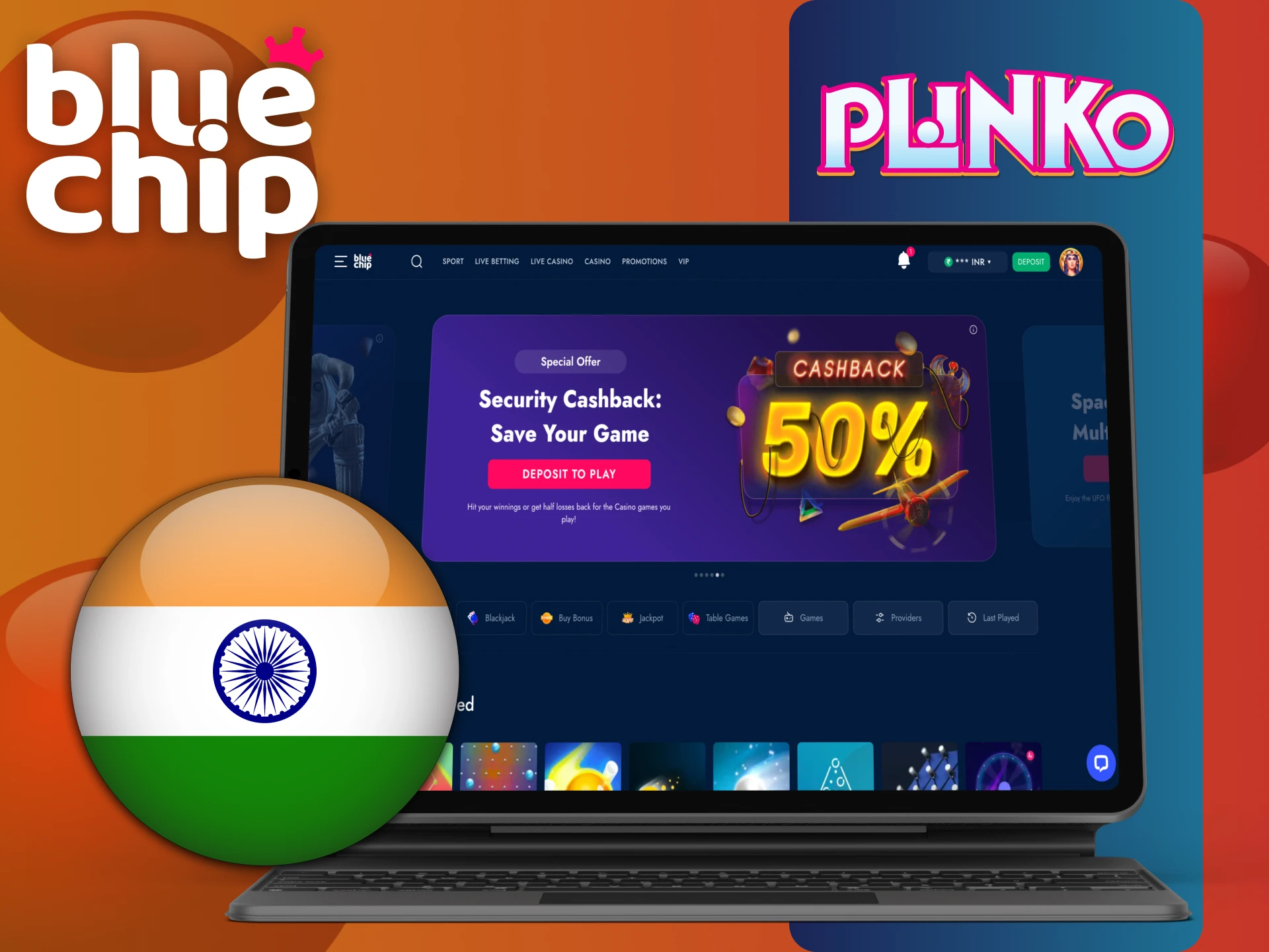 Bluechip Plinko भारत में कुछ कारणों से वैध है।