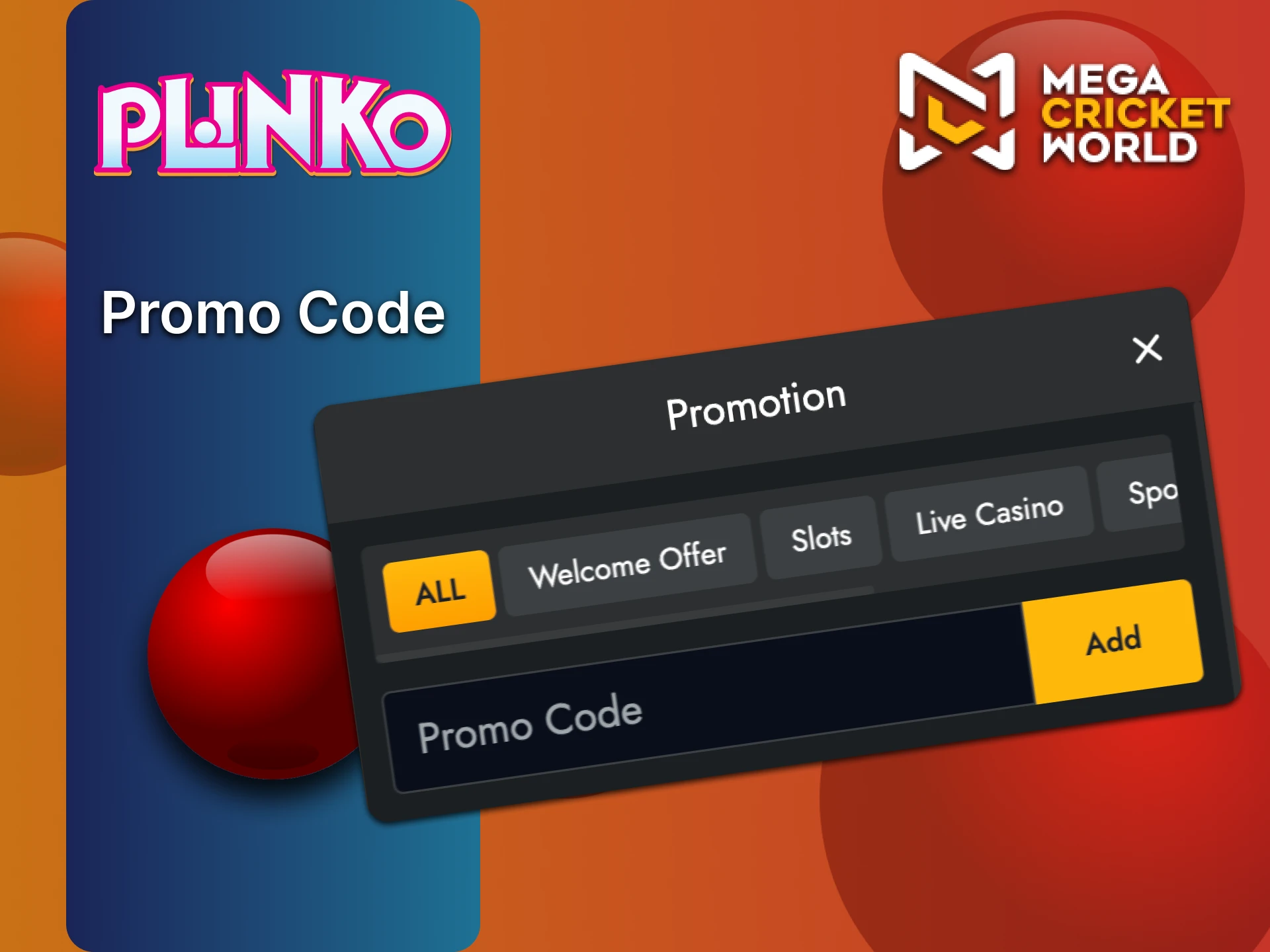 MegaCricketWorld Plinko प्रोमो कोड से अपनी जीत अधिकतम करें।