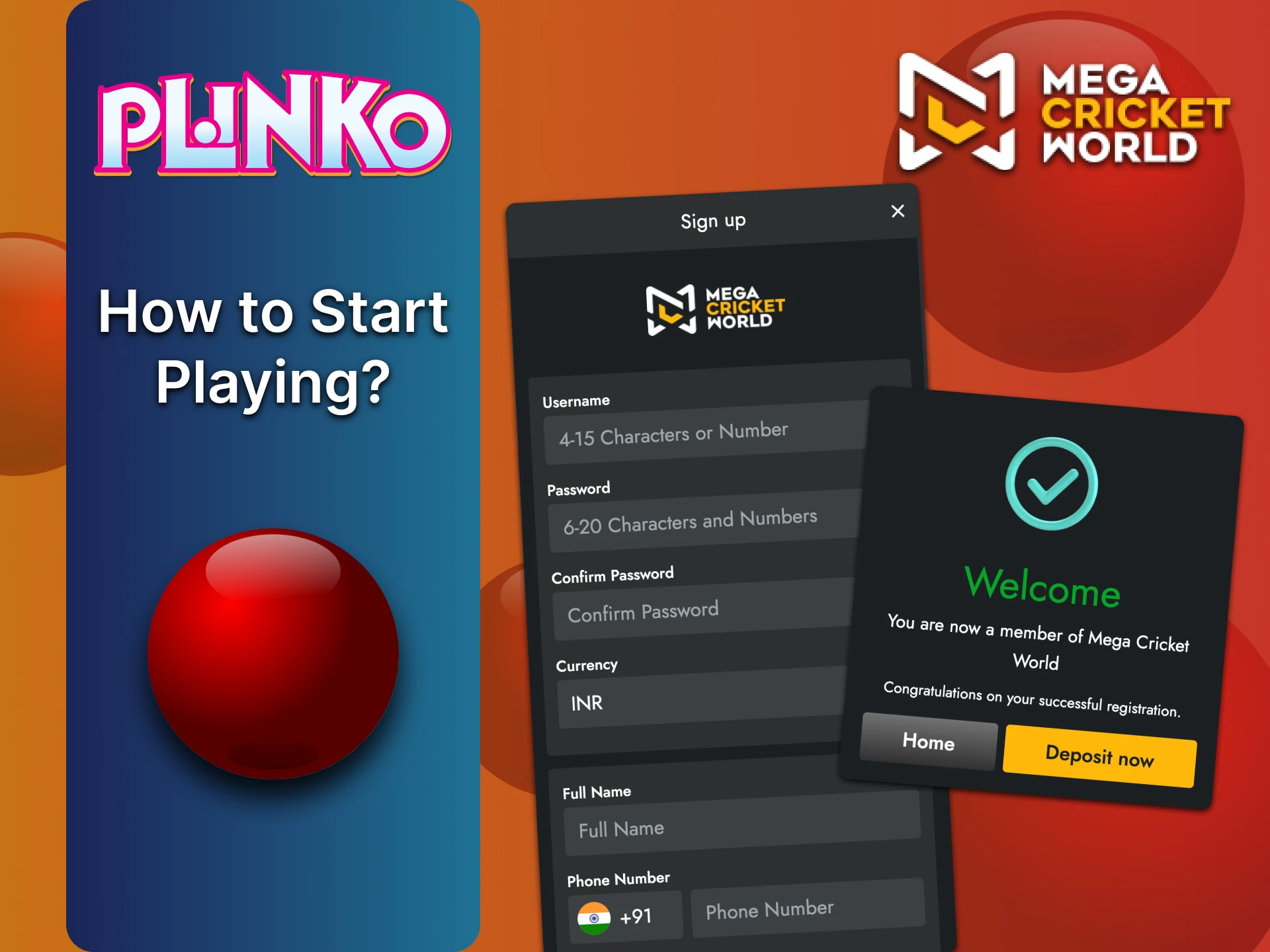 MegaCricketWorld Plinko जल्दी शुरू करने के लिए गाइड।